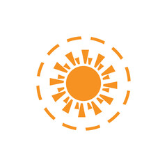 Sun Vector illustration Icon