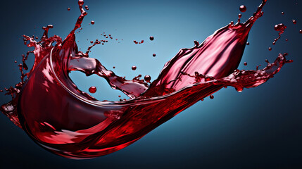 red wine splas, Generative Ai