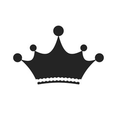 Crown illustration icon isolated on Vector and White Background.king and queen crown vector elements