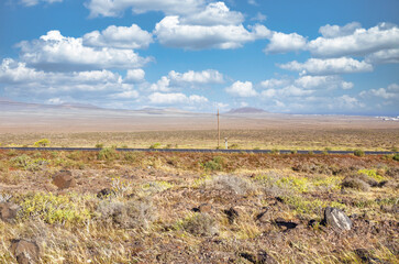 Horizontal long road