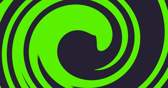 green 2d swirl wave background