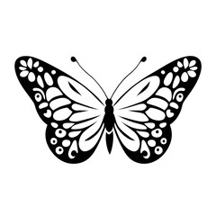 Fototapeta premium butterfly isolated on white, generative ai