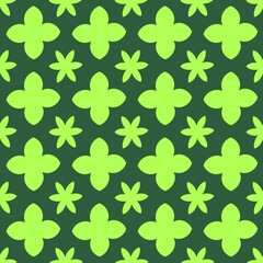 1seamless pattern with flower shapes for packaging paper, textile, backgrounds