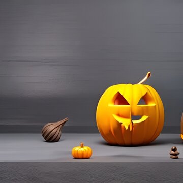 photo of halloween background generated by AI, Generative AI
