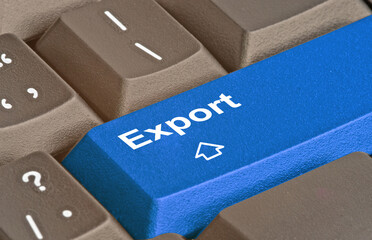 keyboard with key for Key for  export