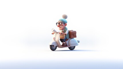 Delivery man concept, online order tracking, delivery home and office.illustration