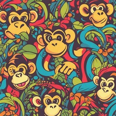 Fototapeta premium funky monkey