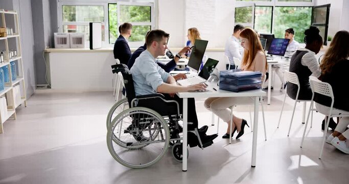 Diverse Business People At Office Workplace