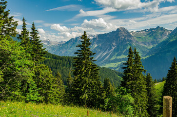 Scenic Alps landscape