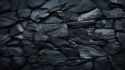 Dark grey black slate background texture