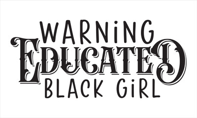 Black Woman SVG Design Template