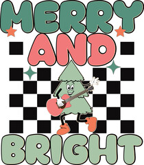 retro christmas design