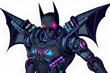 cybertic bat Generative AI
