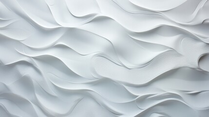 Obraz premium White crumpled paper background