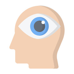 Inspiring Vision Flat Icon