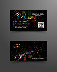 abstract colorful buisiness cards design - 624075234