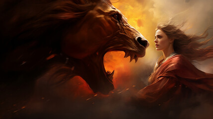 Beauty and the Beast painting