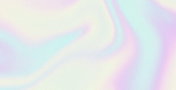 Pastel colors fluid gradient background grainy texture holographic abstract banner header poster cover design