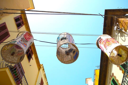 Lampen in Alghero