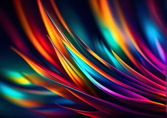 abstract background art which is using macro photography with vibrant colors. Generative Ai