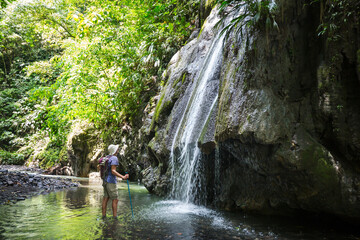 Hike in canyon