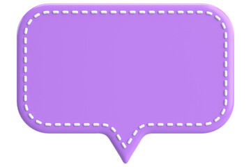 Price tag. Speech bubble. 3D illustration.