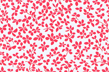 floral pattern in cherry blossom - Generative AI