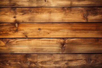Brown abstract background. Vintage wooden horizontal boards.