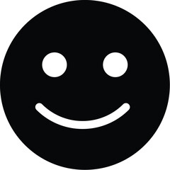 Happy Emoticon Vector Icon