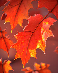 Fototapeta premium Red Leaves