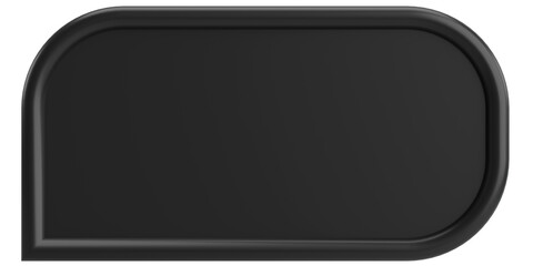 Price tag. Speech bubble. 3D illustration.