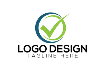Tick logo vector