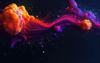Fototapeta premium Curve abstract background,created with generative ai tecnology.