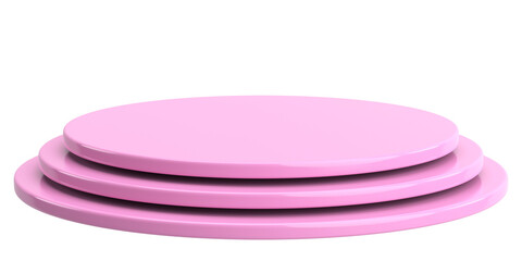 Product display. Product podium. 3D illustration.