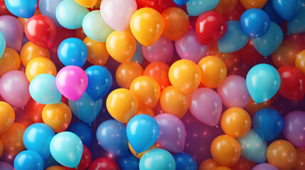 Fototapeta na wymiar Balloons background
