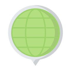 World Map Flat Icon