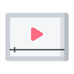 Video Editor Flat Icon