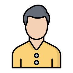 Influencer Line Color Icon