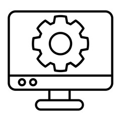 Optimization Line Icon