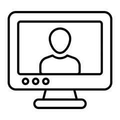Online Help Line Icon