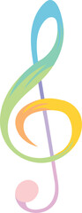treble clef Vector image