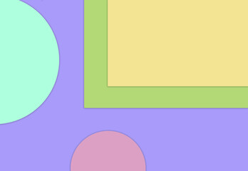 colorful flat geometric circle pattern background
