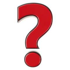 Symbol question mark 3D Gold
