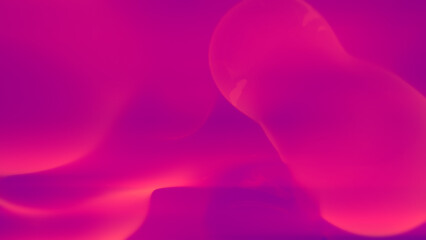 Fototapeta na wymiar purple and orange glowing disco dance slight tender liquid - abstract 3D illustration