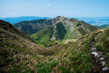 Little Krivan hill, mountain scenery, Little Fatra, Slovakia