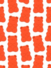 gummy bear candy pattern
