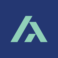 Modern Minimalist A Letter Logo Design