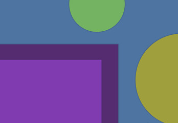 colorful flat abstract simple geometric design business banner design