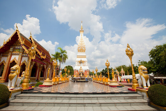 Chedi at Wat Phra That Phanom, That Phanom District, Nakhon Phanom Province