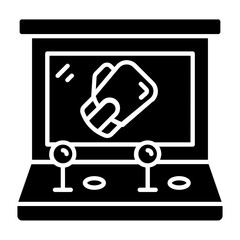 Boxing Game Glyph Icon
